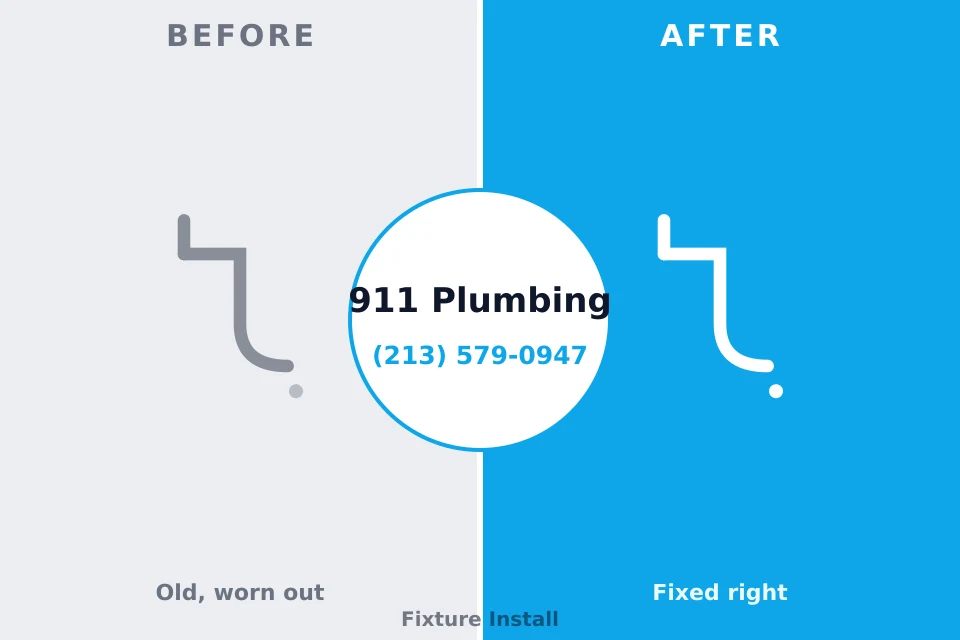 Before and after: plumbing repair Wytheville, VA